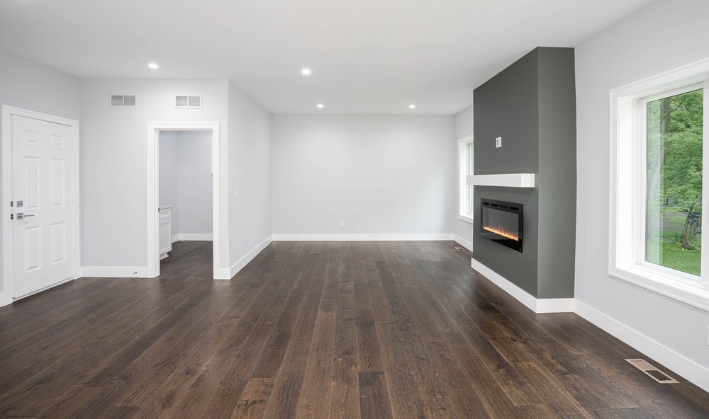 Dit is het resultaat van glasvezelbehang laten aanbrengen in je nieuwbouwwoning in Amstelveen.